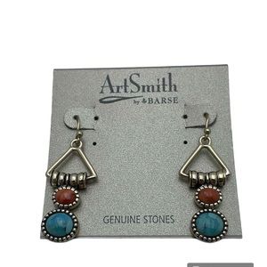 ArtSmith by Barse Real Stone Earrings
